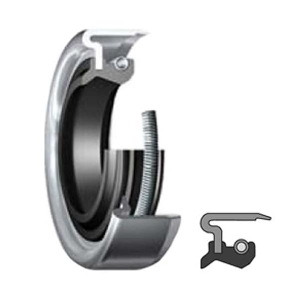 Skf Lip Seal, 1 in. Shaft Dia, 1-1/2 in. Housing Bore, 1/4 in. Nominal Width 9843 / 1X1.499X0.25 CRWA5 R - main